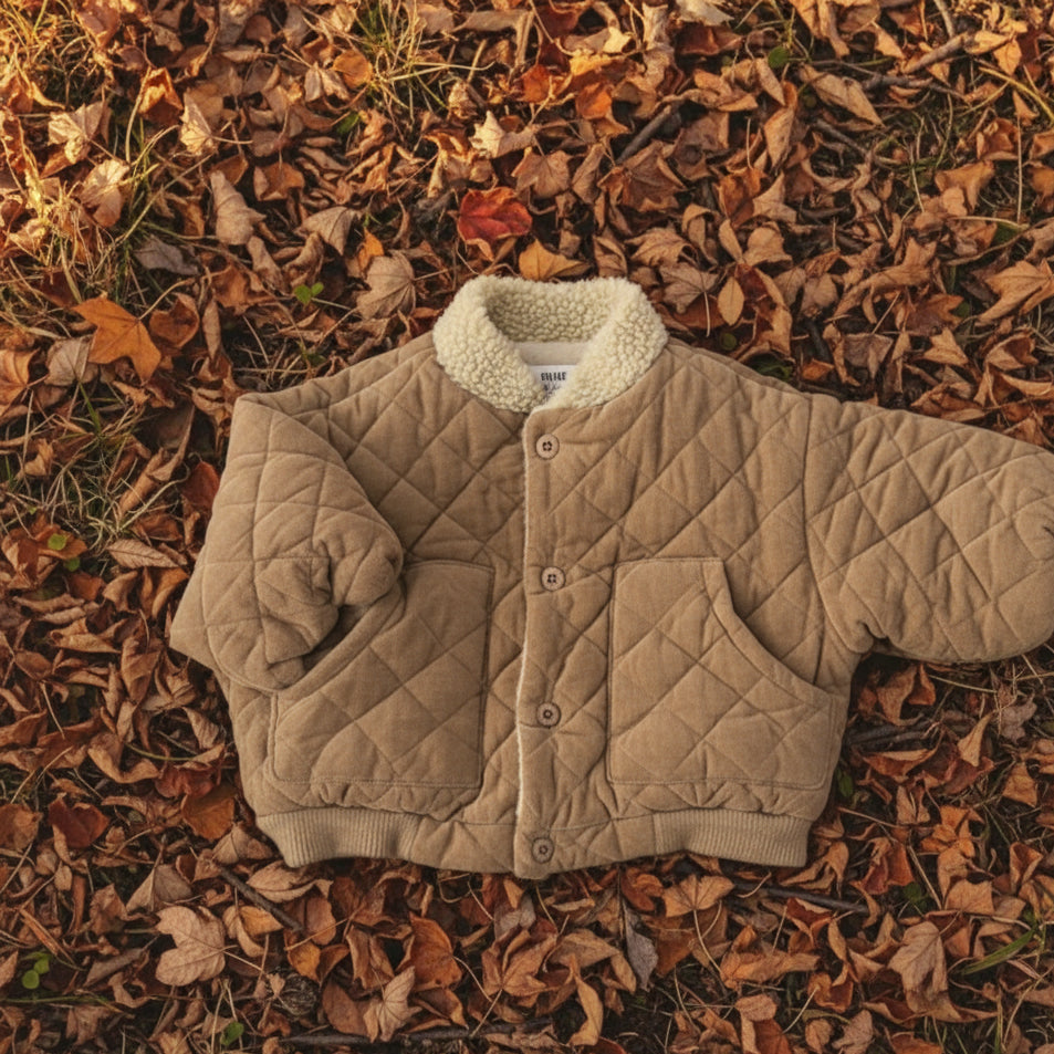 LittleWanderer – Warm & stilvoll – Gesteppte Kinderjacke