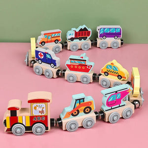 Tiny Express™ – Ausmalen & Gestalten - Holzeisenbahnspielzeug