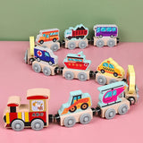 Tiny Express™ – Ausmalen & Gestalten - Holzeisenbahnspielzeug