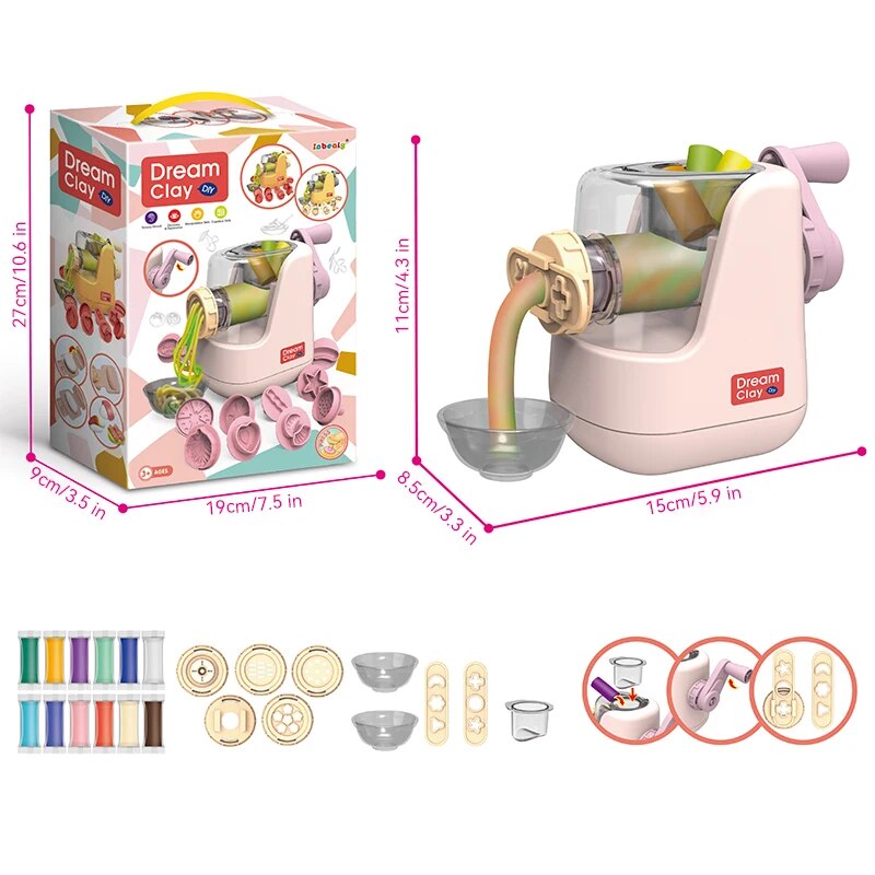 PastaMaker Set™ - Kulinarisk sjov - Pastamaskine Køkkenlegetøj