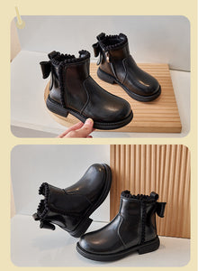 Mini Fashion – Komfort & Stil – Lederstiefeletten