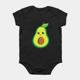 Mini Fashion™ - Familien-Parter-Look - Avocado T-Shirt Schwarz