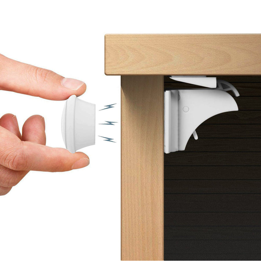 SafeSpace Click – Unsichtbarer Schutz – Magnetische Kindersicherung ohne Bohren