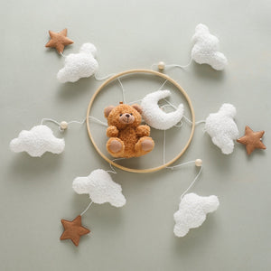 DreamBear – Beruhigend & Sanft – Babymobil für Laufstall und Wiege