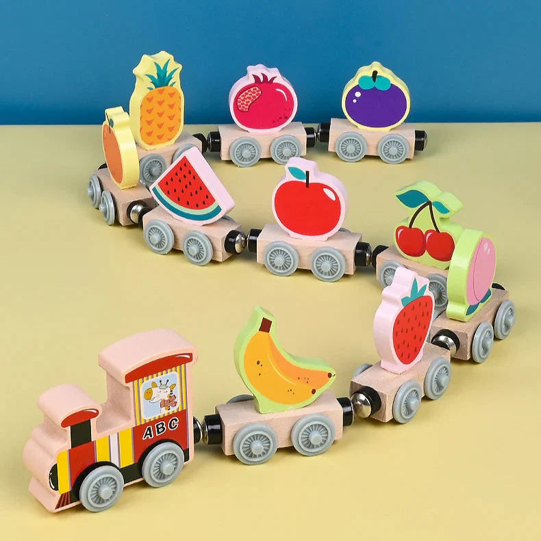 Tiny Express™ – Ausmalen & Gestalten - Holzeisenbahnspielzeug