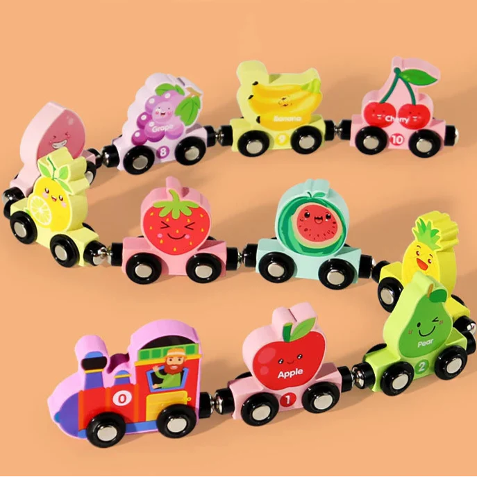 Tiny Express™ – Ausmalen & Gestalten - Holzeisenbahnspielzeug