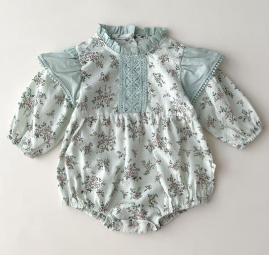 Mini Fashion™ - Lange Ärmel - Mädchen Strampler