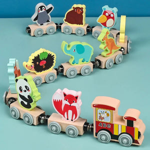 Tiny Express™ – Ausmalen & Gestalten - Holzeisenbahnspielzeug
