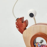Crab Pull Toy™ – Leg og læring – Krabbe af træ