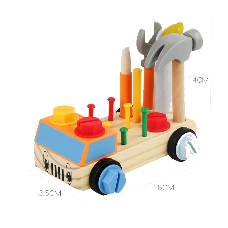Woods™ - Feinmotorik und Koordination - Spielzeug-Bauwagen
