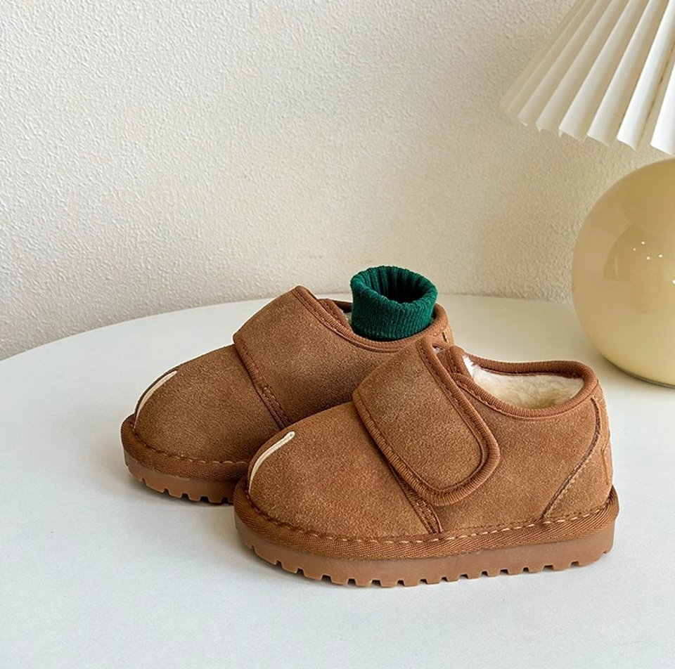 CozyStep Kids – Varm og selvstændig – Djamena sko med velcrolukning