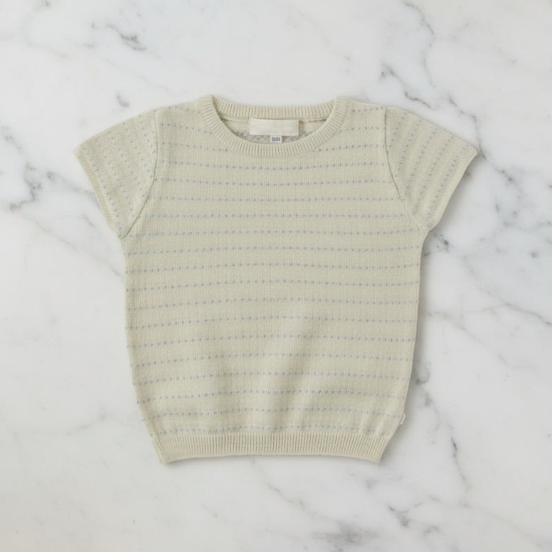 Bella Knit Top & Skirt – Leicht & luftig – Gestricktes Sommer-Set für Kinder