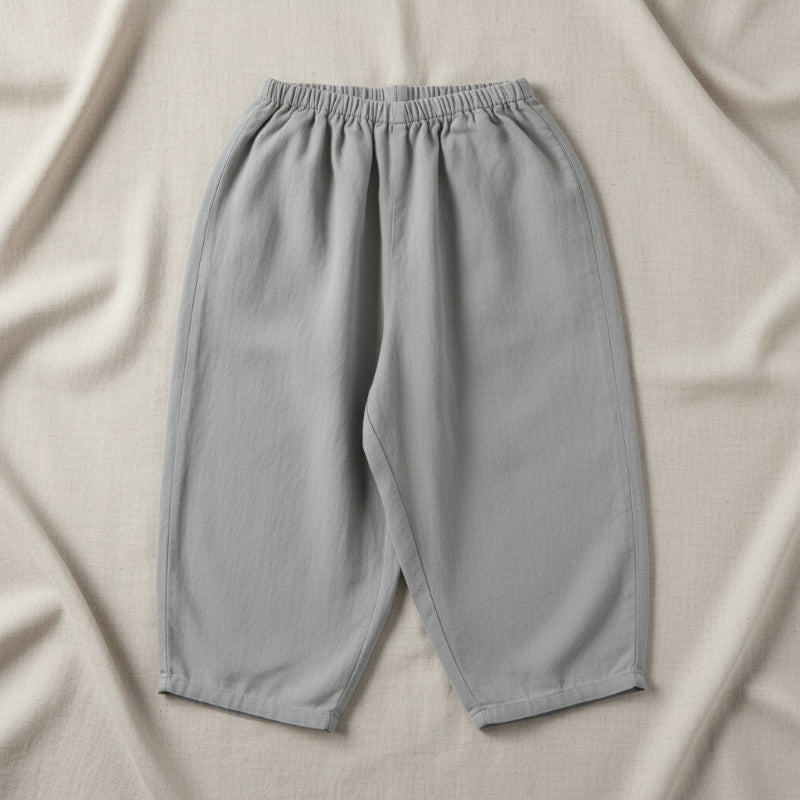 Plaid Cotton Pants – Leicht & atmungsaktiv – Lässige Hose im Ballon-/Harem-Stil