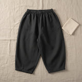 Plaid Cotton Pants – Leicht & atmungsaktiv – Lässige Hose im Ballon-/Harem-Stil