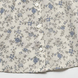 Vine Print Blouse – Leicht & Niedlich – Kinderbluse mit Puffärmeln