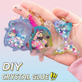 DIY Crystal Keychain Kit – Kreativ & Verspielt – Bastelset für Schlüsselanhänger