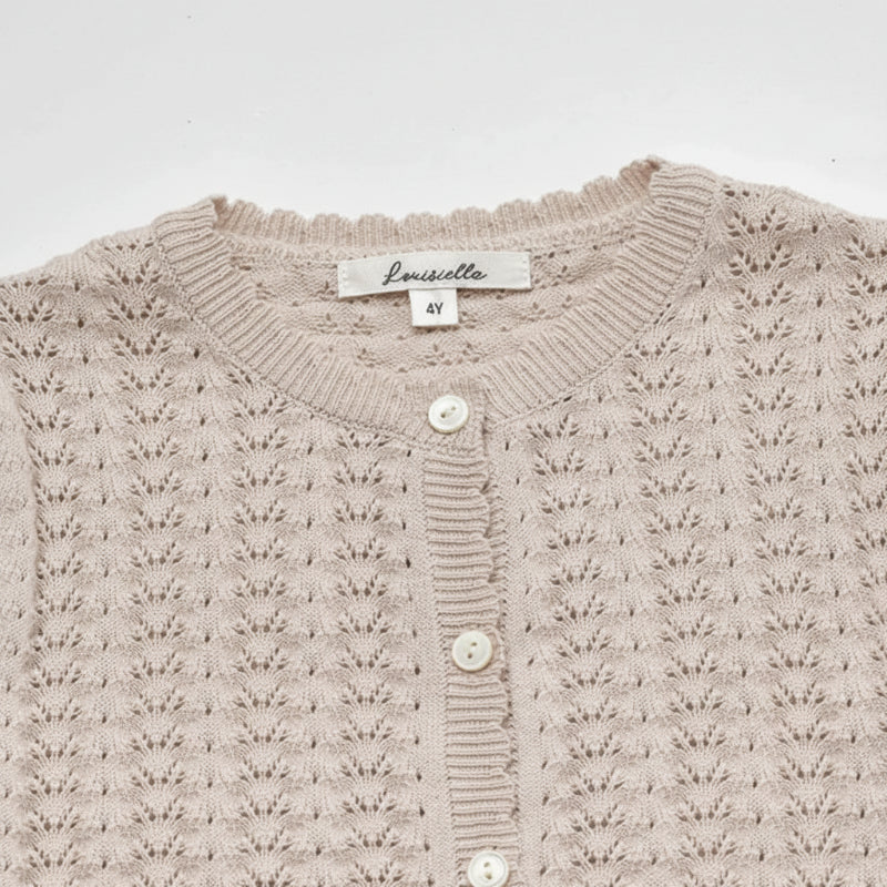 Buttoned Cardigan – Weich & bequem – Gestrickte Kinderweste