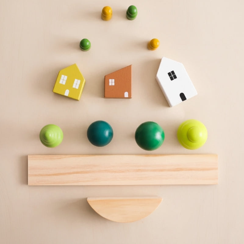 Wooden Forest Blocks – Kreativität & Entwicklung – Stapelspielzeug aus Holz