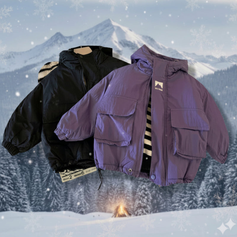LiloWear – Winddicht & wasserabweisend – Kinderwindjacke mit Kapuze