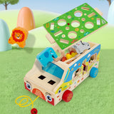 Montessori Animal Matching Toy – Lehrreich & interaktiv – Puzzle-Spielwagen