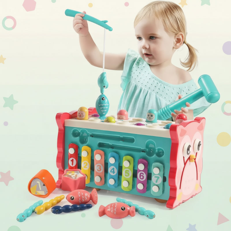 Montessori Hammering Toy – Motorik & Lernen – 8-in-1-Spielset