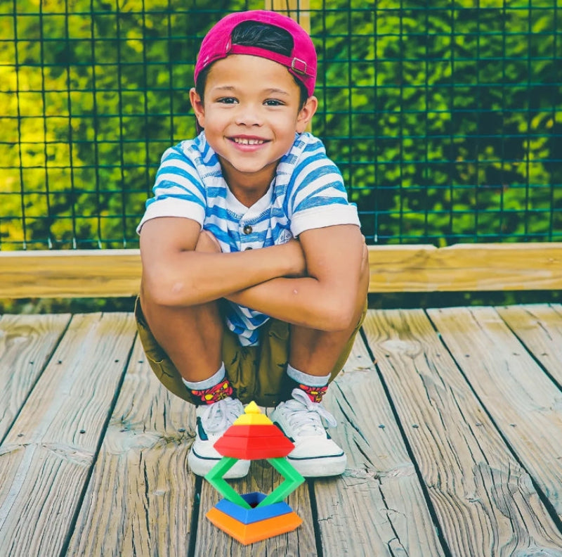 Pyramid Stacking Blocks – Motorik & Kreativität – Stapelbausteine-Set