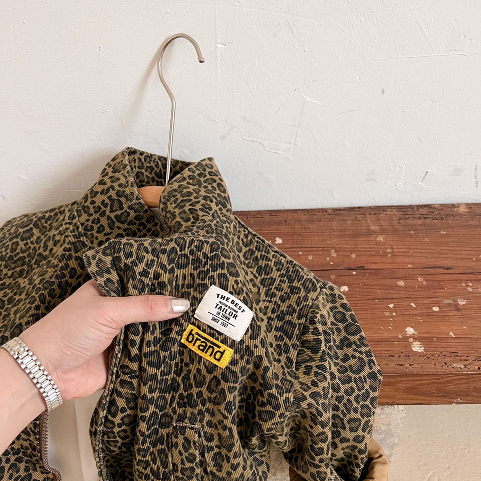 Mini Fashion – Robust og behagelig – Leopardprint jakke