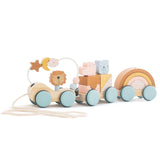 Bead Tracks™ – Zug, Auto & Motorik - Holzperlen- und Schlepperset