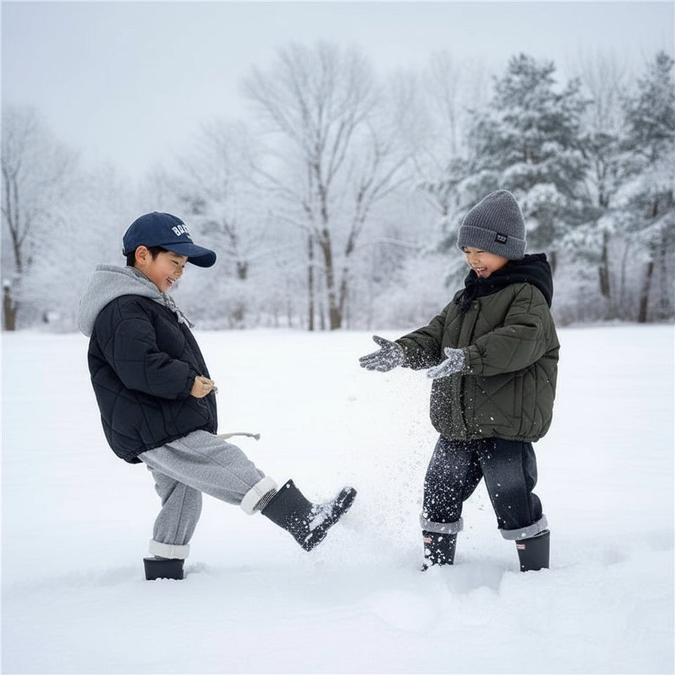 CozyShield – Warm & Cool – Gesteppte Kapuzenjacke