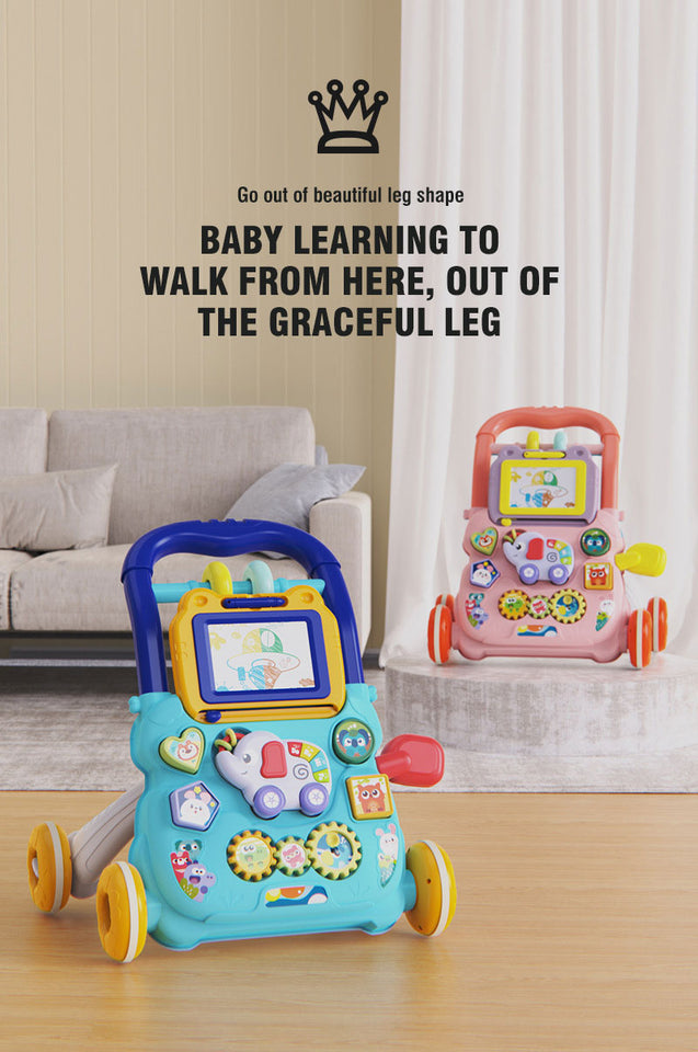BabyWalker – Lernen & Spielen – Lauflernwagen mit Aktivitätsbrett