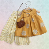Sleeveless Tops & Pants – Weich & stilvoll – Sommer-Set für Kinder