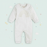 SnuggleHue – Weich & bequem – Regenbogen-Baby-Strampler