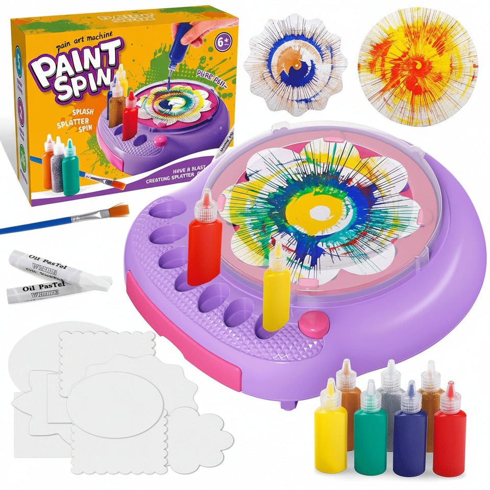 SpinArt – Kreativ & Lernreich – DIY-Farbspinnmaschine