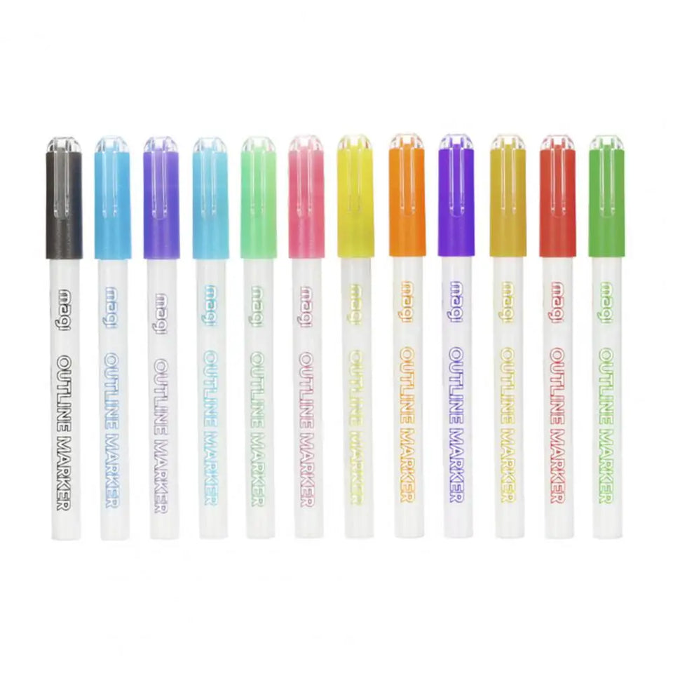 FluoroSketch Markers™ - glødende kreativitet - farverige tuscher