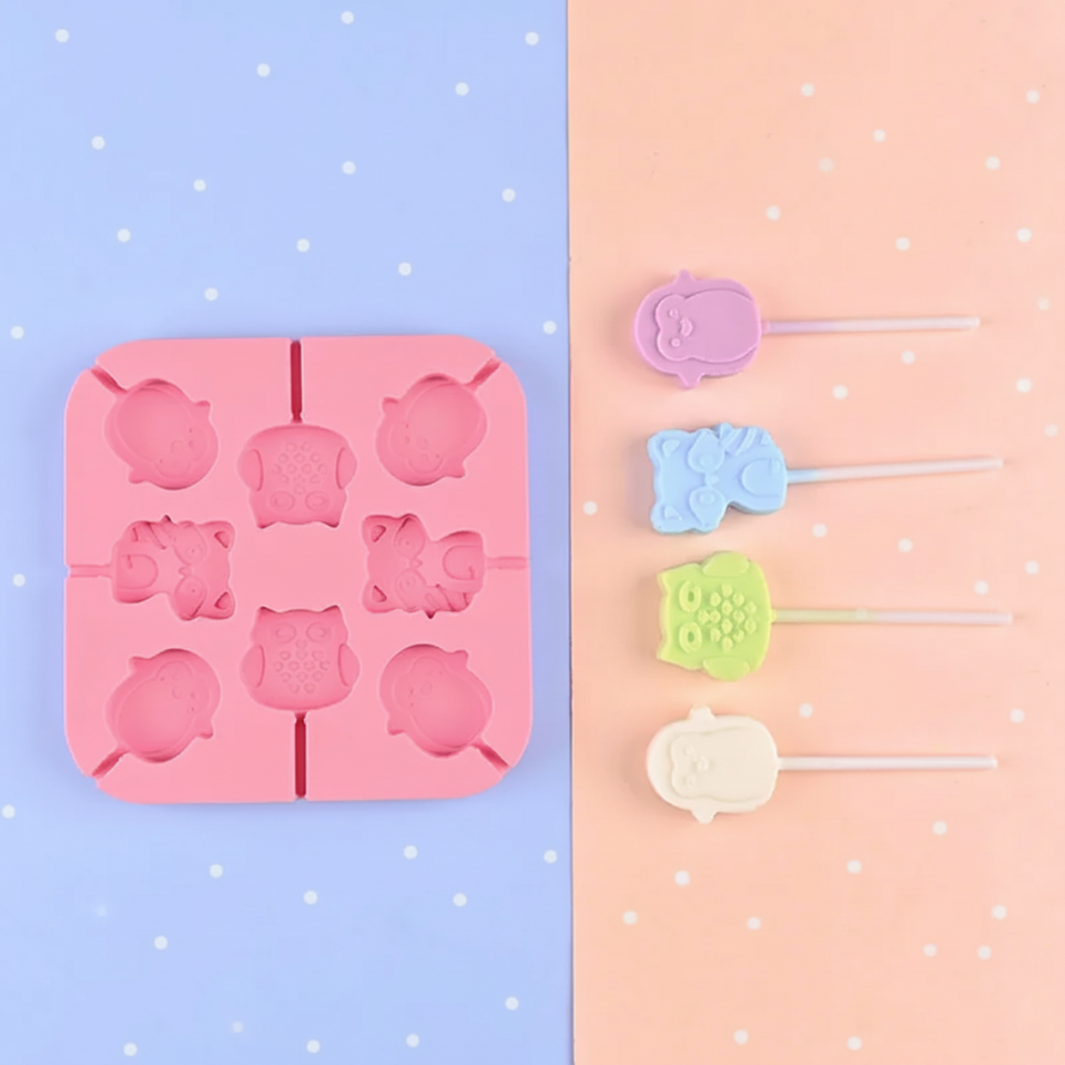 SweetPop – Bewusst verwöhnen – Silikon-Lutscher-Formen-Set