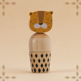 WoodyFriends – Motorik & Spaß – Stapelspielzeug aus Holz in Tierform