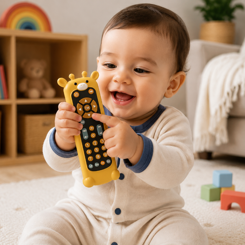 TinyControl – Sicher & lehrreich – Spielzeug-Fernbedienung für Kinder