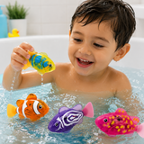 TinySwim – Spaß & Bewegung – Elektronischer Schwimmfisch mit LED-Licht