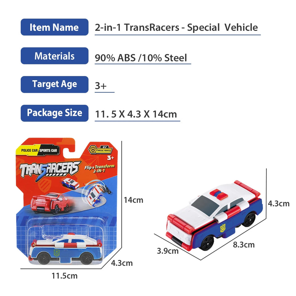 Transracers™ - Transformierende Fahrzeuge - Spielzeugauto