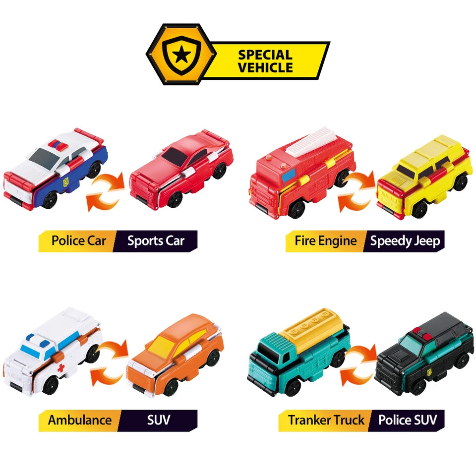 Transracers™ - Transformierende Fahrzeuge - Spielzeugauto