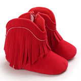 Mini Fashion™ - Sejt Look - Cowboystøvler til piger