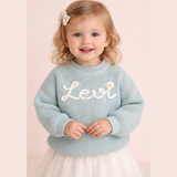 TinyStitch – Personlig strikket navnetrøje til børn