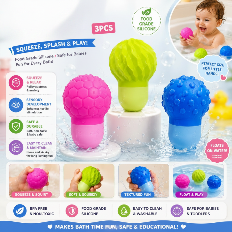 Water Squirters – Spaß & Sicherheit – Wasserspritzpistolen (3er-Set)