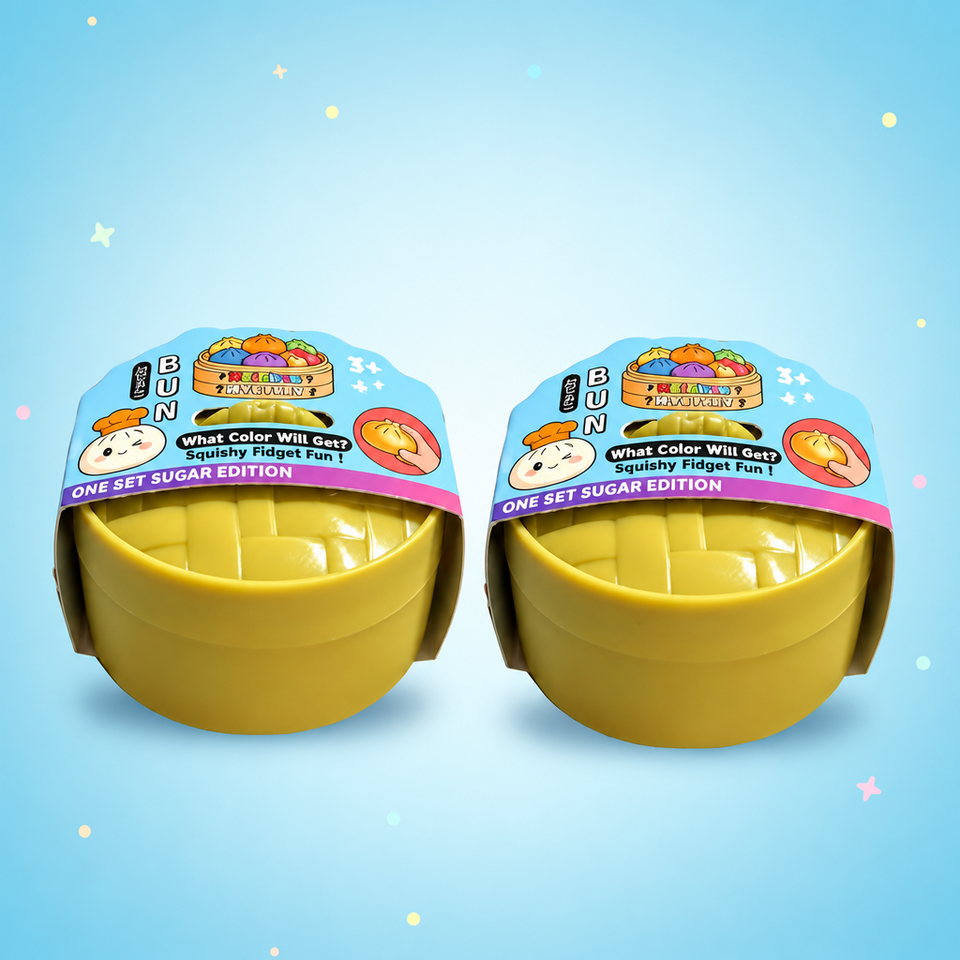 FunSquish –  Farbenfroh & Glitzer-Spaß – Glitzer-Squishy - Knödel