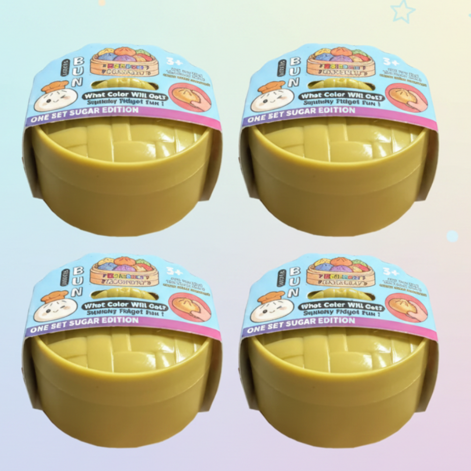 FunSquish –  Farbenfroh & Glitzer-Spaß – Glitzer-Squishy - Knödel