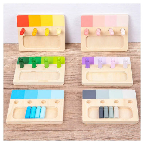 Woods™ - Bunte Montessori Tafel - Lernspaß