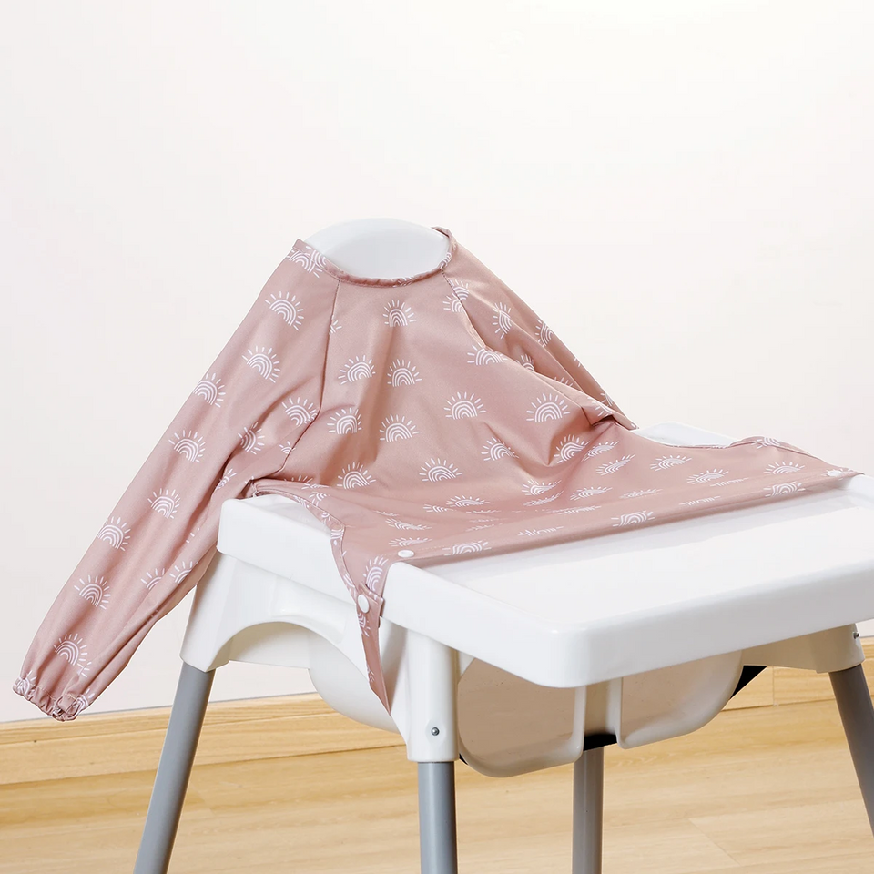 MessyFree – Wasserdicht & praktisch – Baby-Schürze mit langen Ärmeln