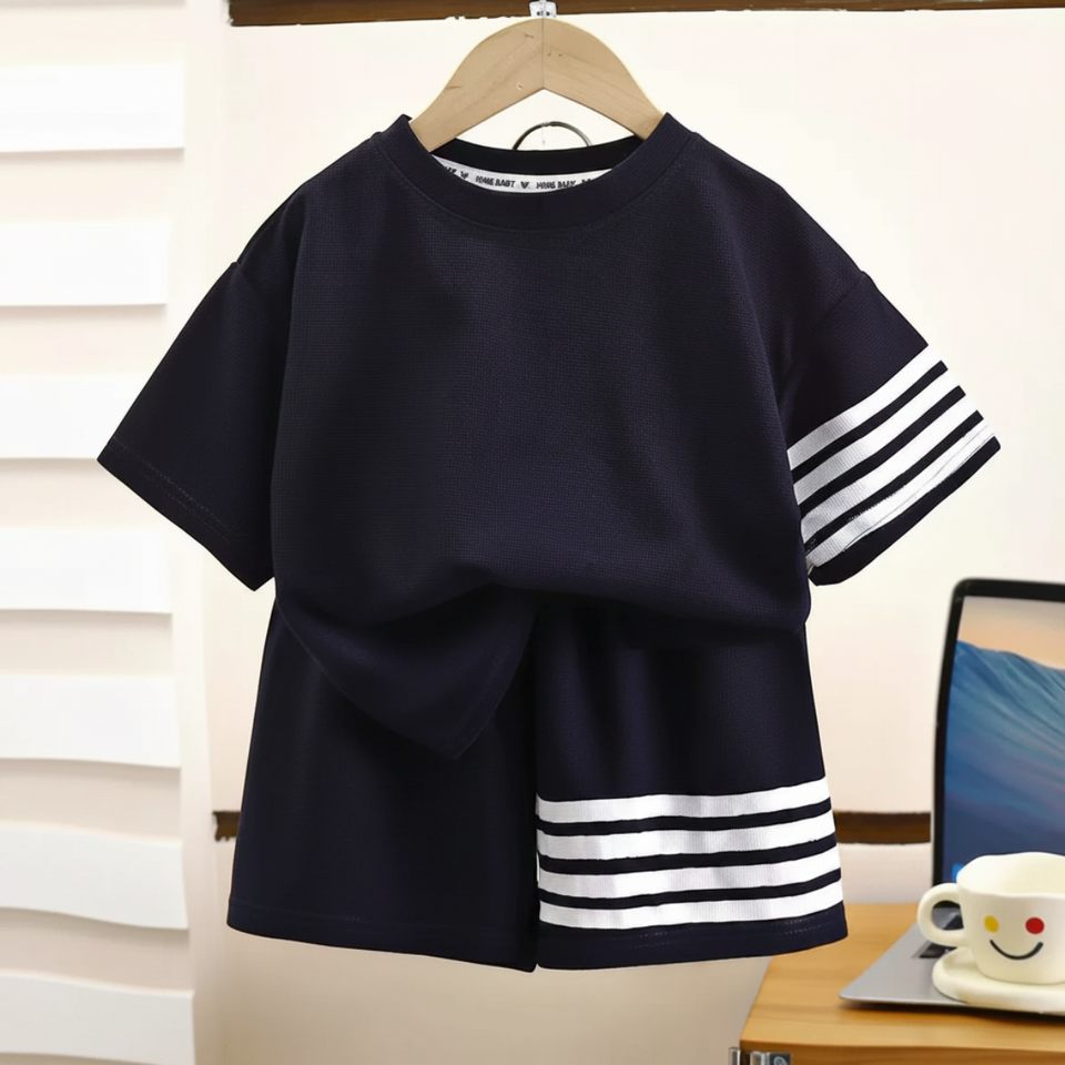 MiniSport – Sport & Freizeit – 2-teiliges Set mit Shorts und T-Shirt