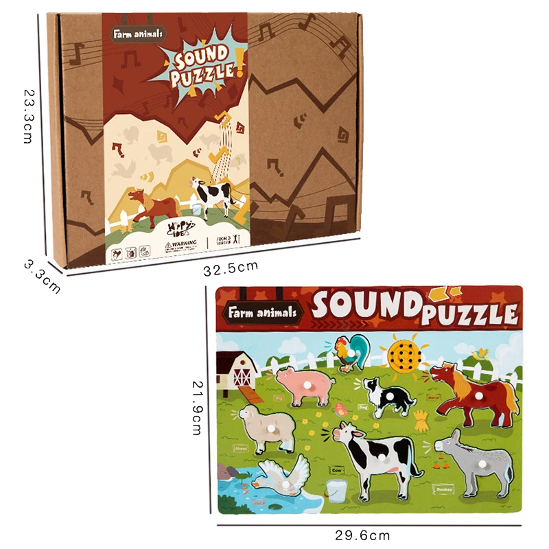 Sound Matching Game™ – Hør og Opdag – Lærerigt puslespil