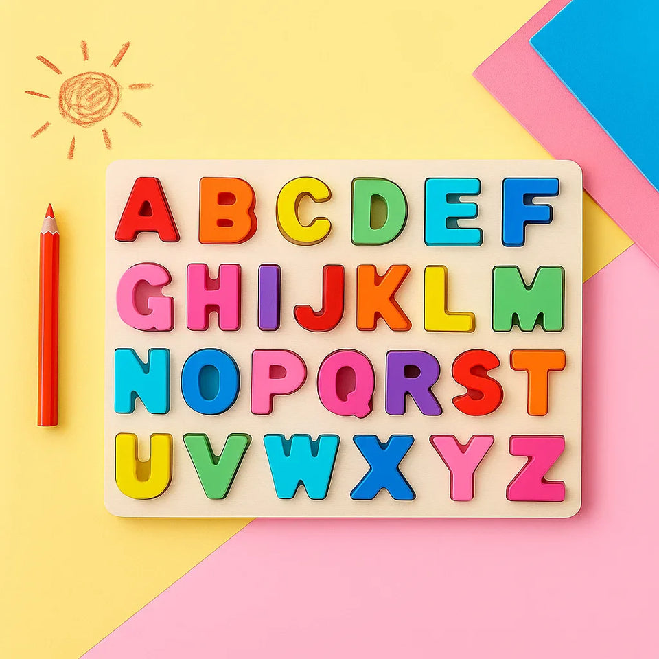 AlphaBlocks – Holz & Lernspielzeug – 3D-Buchstabenpuzzle